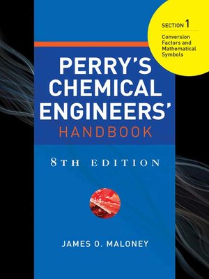 cover image of Perry's Chemical Engineers' Handbook, Section 1